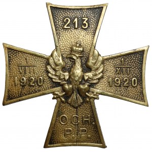 Odznak 213. dobrovoľníckeho pešieho pluku [208].