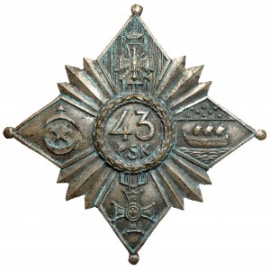 Odznak, 43. strelecký pluk Bayonet Legion