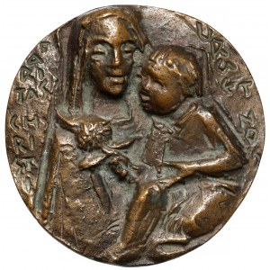 Medal Matka Boska z Dzieciątkiem - jednostronny