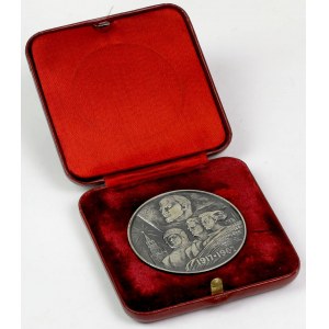 Russland, UdSSR, Medaille 1967 - 50 Jahre sowjetische Behörden - SILBER