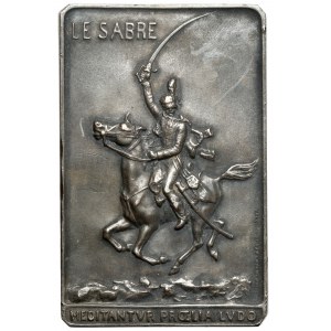 France, Plaque 1938 - Le Sabre Meditantur Proelia Ludo