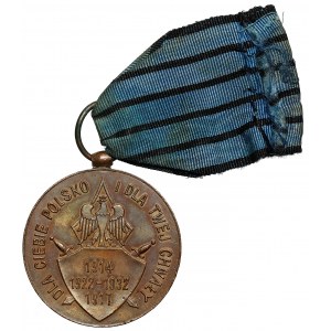 II RP, Commemorative medal of former army Gen. J. Haller from 1932.