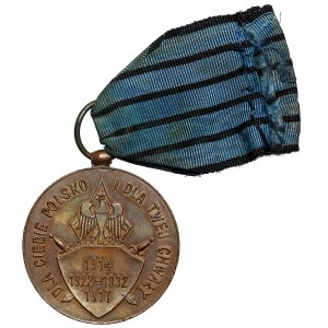 II RP, Pamětní medaile bývalé armády generála J. Hallera z roku 1932.