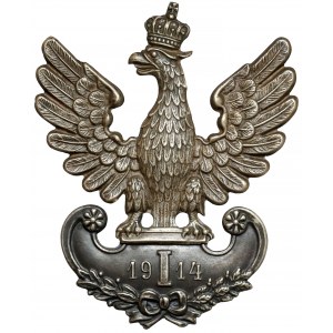 Adler von einer Kavalleriemütze - II Brigade der Polnischen Legionen - sehr selten