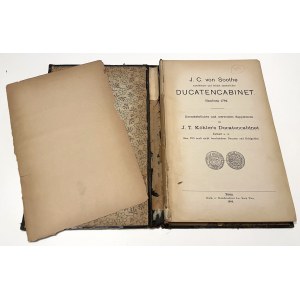 J. C. von Soothe DUCATENCABINET Hamburg 1784 / Nachdruck Bonn 1904