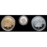 Maďarsko, Sada 3 medailí - 2x stříbrná a ZLATÁ (3ks)