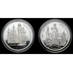 SILVER medals - 200th anniversary of Adam Mickiewicz's birth (2pcs)
