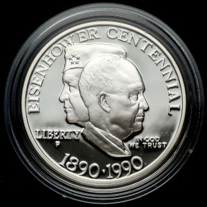 USA, Dollar 1990 - Eisenhower Centennial