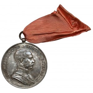 Rakúsko-Uhorsko, František Jozef I., medaila DER TAPFERKEIT - Za odvahu