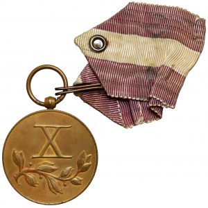 Second Republic, Medal for Long Service - Bronze (X)