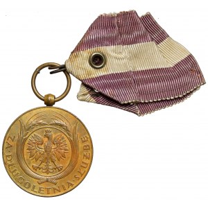 II RP, Medal za Długoletnią Służbę - Brązowy (X)