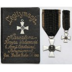 II RP, the Cross of Valor of the Volunteer Army of Gen. Bulak-Balakhovich - along with a miniature and an ID card