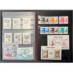 Solidarity, COLLECTION of stamps and bricks, mainly John Paul II (~67pcs)