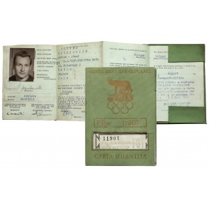 Olympischer Pass 1960 - Edward Szymkowiak