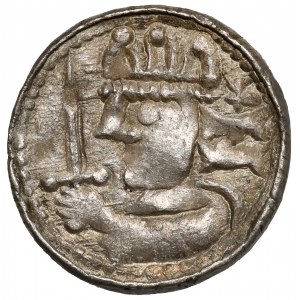 Boleslaw II the Bold, Royal denarius - letter Z - beautiful
