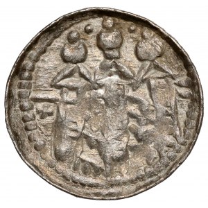 Boleslaw II the Bold, Royal denarius - letter Z - beautiful