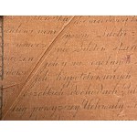 50 złotych 1794 - A - intrygujące zgniecenie produkcyjne arkusza, z przesunięciem druku