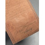 50 złotych 1794 - A - intrygujące zgniecenie produkcyjne arkusza, z przesunięciem druku