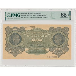 10,000 mkp 1922 - A