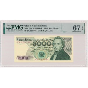 5 000 zlotých 1982 - BW