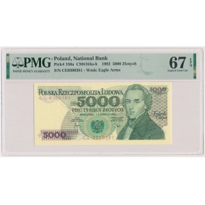 5 000 zlotých 1982 - CE