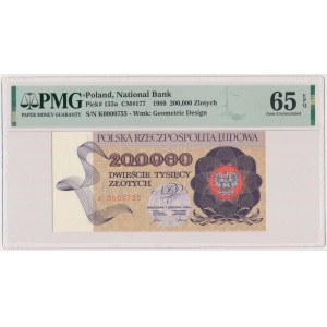 200.000 złotych 1989 - K 0000755