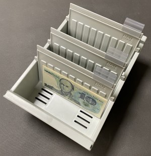 Banknote tray - optimal for communist after 1974