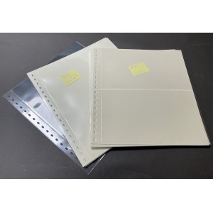 Lindner - Karten für Ringbinder 18 - 1C und 2C (20St.)