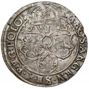 Sigismund III. Vasa, Sixpence Krakau 1623 - Datum zum Nennwert