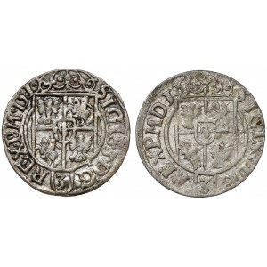 Zygmunt III Waza, Półtorak Bydgoszcz 1621-1622, zestaw (2szt)