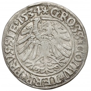 Sigismund I. der Alte, Grosz Toruń 1534 - in Mütze