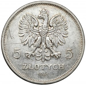 Nike 5 złotych 1931 - rzadki rok