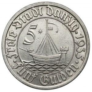 Danzig, 5 Gulden 1935 Koga