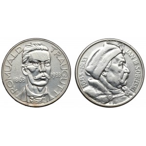 10 Gold 1933 Sobieski und Traugutt, Satz (2tlg.)