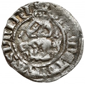 Casimir III the Great, Half-penny (quarto) Cracow - Type VI with inverted Z