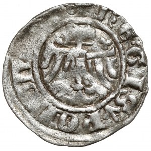 Casimir III the Great, Half-penny (quarto) Cracow - Type VI with inverted Z