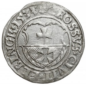 Sigismund I the Old, Penny Elblag 1533