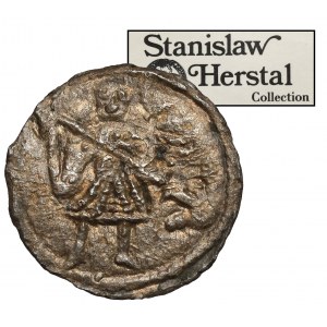 Boleslaw III the Wry-mouthed, Denarius - Fight with the Dragon - ex. Herstal