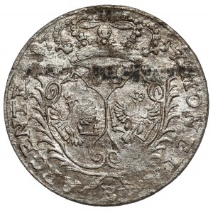 Slezsko, Fridrich II. velký, šestipence 1757-B, Wrocław