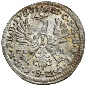 Brandenburg-Bayreuth, Frederick III, Krajcar 1753 CLR