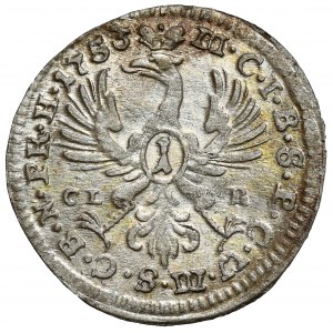 Brandenburg-Bayreuth, Fryderyk III, Krajcar 1753 CLR