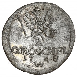 Schlesien, Friedrich II. der Große, 2 greszle 1748 AHE, Wrocław