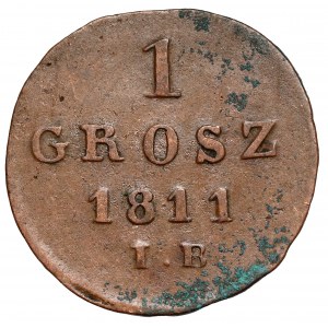 Księstwo Warszawskie, Grosz 1811 IB