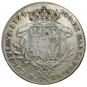 Poniatowski, 6-zloty thaler 1794