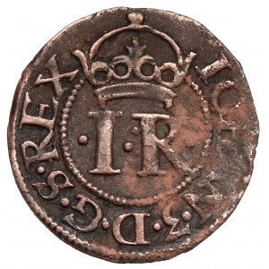 Schweden, Johan III, 2 Penningar ohne Datum (1575) - selten