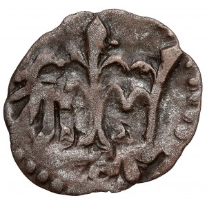 Ladislaus III Varna, Kraków denarius - double struck