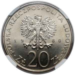 20 złotych 1980 XXII Olimpiada - biegacz