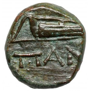 Řecko, Thrákie / Chersonés, Pantikapaion, AE11 (2. polovina 2. století př. n. l.).