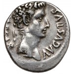 Octavian August (27 BC - 14 AD) Denarius Subaeratus - Julius Caesar Star