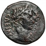Octavian August (27 BC - 14 AD) As, Lugdunum - VARUS countermark